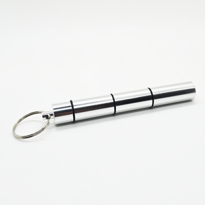 Portable Toothpick Holders – Keychain with Screw Cap in Aluminum & Wood Designs