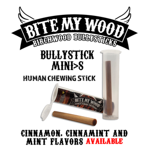 Bully Stick 2.5" Mini All Natural Birchwood Flavored Human Chewing Sticks