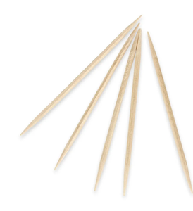 BiteMyWood Unflavored High Quality USA Birchwood Toothpicks in Plastic Tube Or Jars - 2 Sizes Available